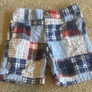 Janie and Jack Multicolor Plaid Shorts